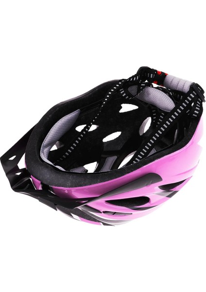 Yetişkinler Güvenlik Kask Bisiklet Rulo Inline Paten Bisiklet Pembe - Siyah (Yurt Dışından)
