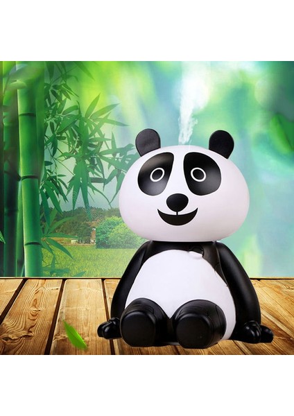 120 Ml Usb Panda Nemlendirici Uçucu Yağ Difüzör Aroma Ev Ofis Yatak Odası Için Serin Mist Oturma Odası Ve Spa Bebek | Nemlendiriciler