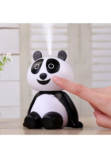 120 Ml Usb Panda Nemlendirici Uçucu Yağ Difüzör Aroma Ev Ofis Yatak Odası Için Serin Mist Oturma Odası Ve Spa Bebek | Nemlendiriciler