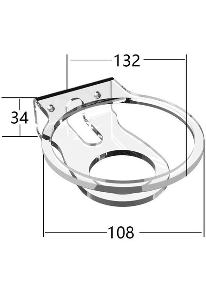 Puluzapple Homepod Mini Için Akrilik Duvara Monte Braket Şeffaf (Yurt Dışından)