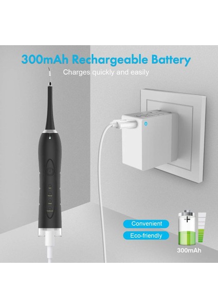 Elektrikli Ultrasonik Sonic Diş Scaler Diş Hesap Sökücü Temizleyici Diş Limerleri Tartar Aracı 5 Değiştirilebilir Fırça Kafası İle | Elektrikli Diş Fırçaları(Yurt Dışından) fırsatları