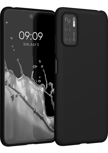 Xiaomi Poco M3 Pro Kılıf Lansman Silikon Içi Kadife Silikon Kılıf Kapak