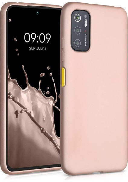 Bilişim Aksesuar Xiaomi Poco M3 Pro Kılıf Lansman Silikon Içi Kadife Silikon Kılıf Kapak