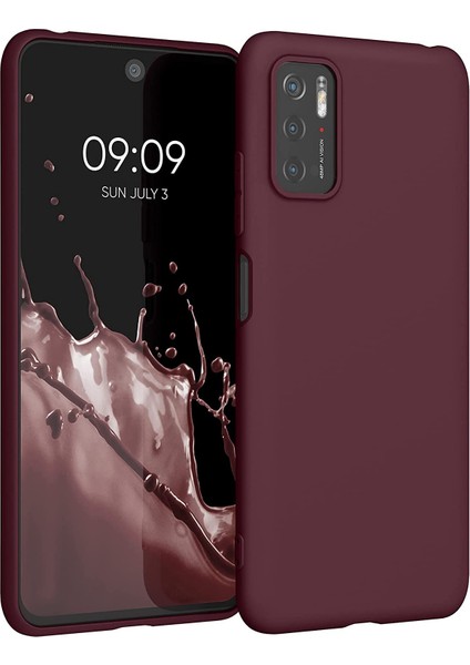 Xiaomi Poco M3 Pro Kılıf Lansman Silikon Içi Kadife Silikon Kılıf Kapak