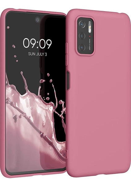 Xiaomi Poco M3 Pro Kılıf Lansman Silikon Içi Kadife Silikon Kılıf Kapak