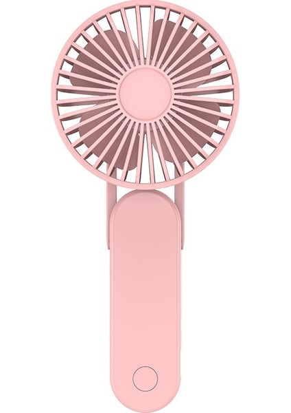 F1 USB Taşınabilir Tembel Asılı Boyun Fan Mini Katlanır El Fan (Pembe)(Yurt Dışından)