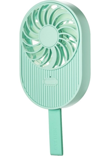 Dondurma Şekli USB Şarj El Fan (Yeşil)(Yurt Dışından)