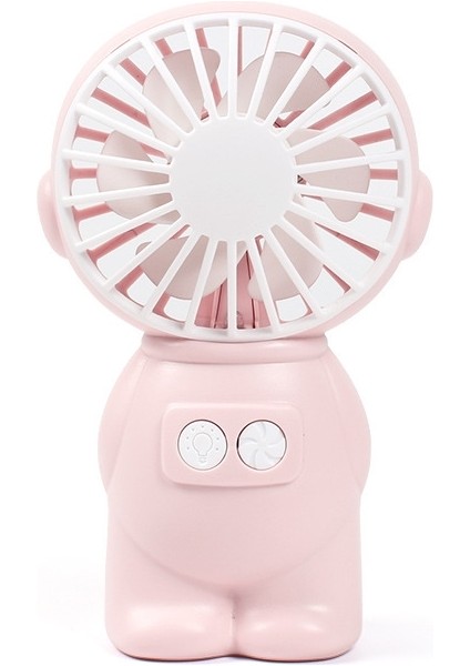 FY040 Taşınabilir USB Masaüstü Mini Fan - Pembe (Yurt Dışından)