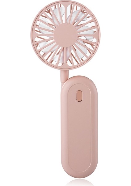 Ln2 Asma Boyun Küçük Fan Dış Mekan Katlanabilir USB Tembel El Fan (Pembe)(Yurt Dışından)