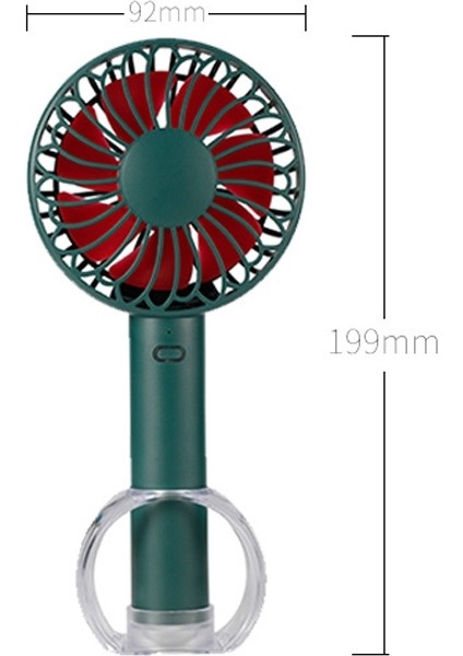 FS-H01 Hanehalkı Mini Fan (Siyah) (Yurt Dışından)