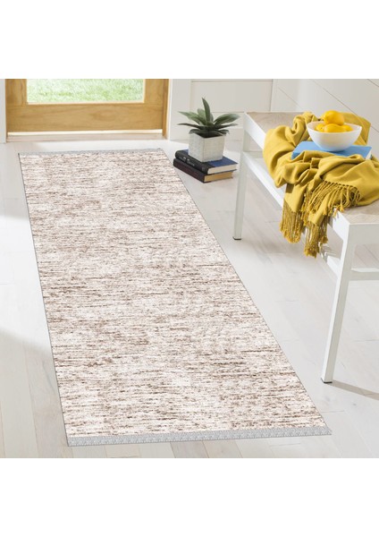 Decoser Halı Dekoratif Kilim Makinada Yıkanabilir Dijital Baskılı Modern Desenli Kaymaz Tabanlı Salon Koridor Mutfak Halısı NOVA-4030