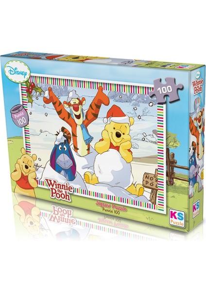 WN714 Ks, Winnie The Pooh, 100 Parça Puzzle