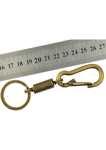 Açık Karabina Kampı Bahar Yapış Klip Kanca Anahtarlık Anahtarlık Bronz Altın (Yurt Dışından) fiyatları