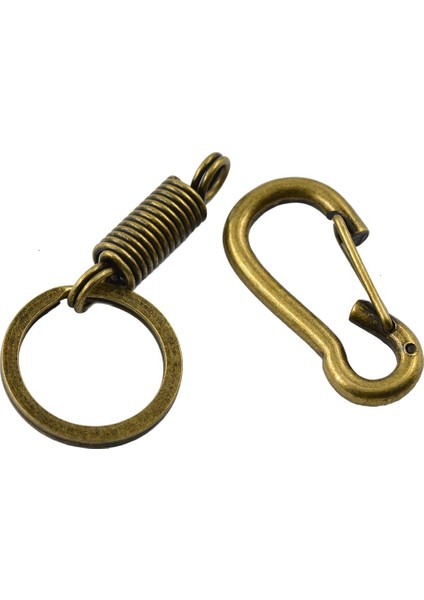 Açık Karabina Kampı Bahar Yapış Klip Kanca Anahtarlık Anahtarlık Bronz Altın (Yurt Dışından) modelleri