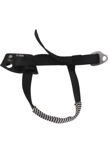 Ağaç Kaya Tırmanışı Cemaat Sol Ayak Ascender 8-13MM Halat Uyar Siyah Siyah Sol Ayağa Uyuyor (Yurt Dışından)