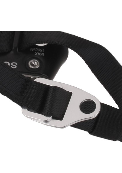 Ağaç Kaya Tırmanışı Cemaat Sol Ayak Ascender 8-13MM Halat Uyar Siyah Siyah Sol Ayağa Uyuyor (Yurt Dışından)