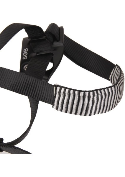 Ağaç Kaya Tırmanışı Cemaat Sol Ayak Ascender 8-13MM Halat Uyar Siyah Siyah Sol Ayağa Uyuyor (Yurt Dışından)