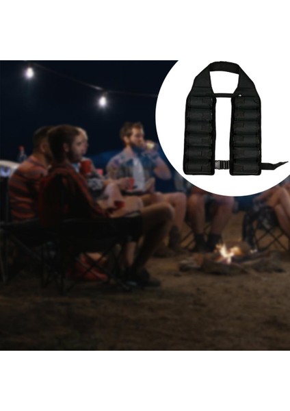 Içecek Yelek Oxford Bez Toka Tutucu Can Piknik Erkekler Siyah Için Soda Kemer Kılıfı (Yurt Dışından) fırsatları