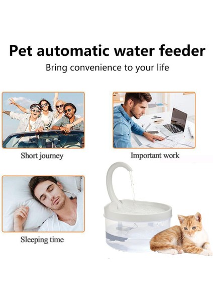 Yüksek Verimlilik Pet Su Çeşmesi Içme Besleyici Kedi Su Dağıtıcısı Cats Köpekler Için Otomatik Kapanma Kapalı Otomatik Kapanma Köpekleri | Kedi Besleme ve sulama Malzemeleri (Yurt Dışından) fırsatları