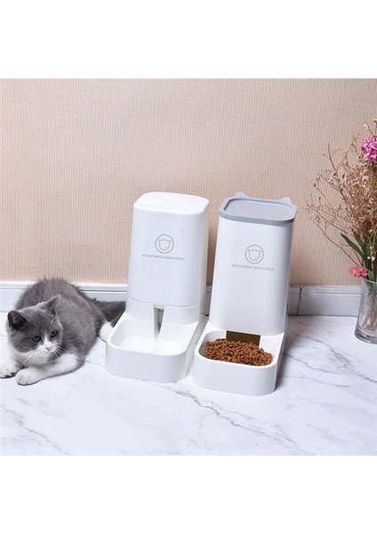 Pet Otomatik Besleyici Köpek Kedi Yavru Gıda Drinker Su Besleyici Çancı Kase Oto Besleyici Dağıtıcı Büyük Kapasiteli Kendini Dağıtım Kase | Köpek Besleme (Yurt Dışından) fiyatları