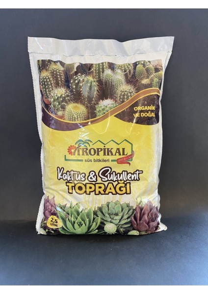 Kaktüs,sukulent Için Bitki Toprağı 2,5 Lt