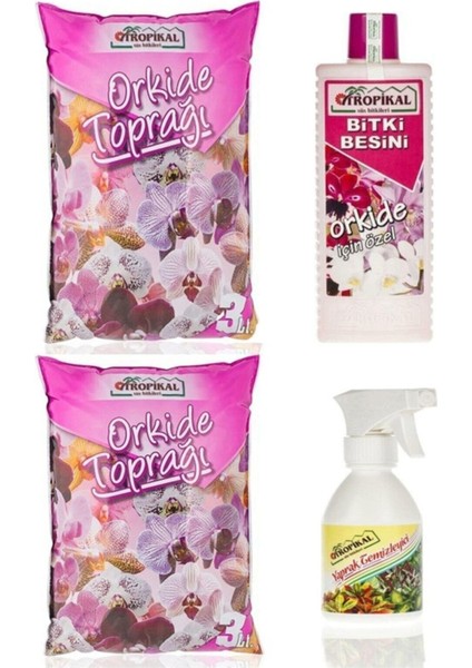 Orkide Toprağı 6 Lt Orkide Besini 225 ml