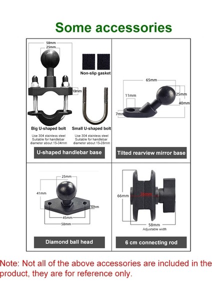 M8 Bolt Top-Kafa Motosiklet Çok Fonksiyonlu Sekiz-Çene Alüminyum Telefon Navigasyon Tutucu Braketi(Yurt Dışından) fırsatları