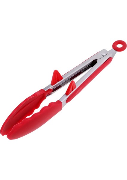 Açık Yemek Maşası Kırmızı 9 Inç (Yurt Dışından)