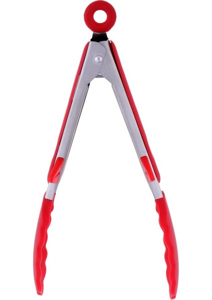 Açık Yemek Maşası Kırmızı 9 Inç (Yurt Dışından) fırsatları