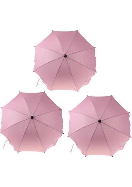 3x Yaz Güneş Gölge Şemsiye Beach Kelepçe Sığınak Parasol Sunbath Gölgelik (Yurt Dışından)