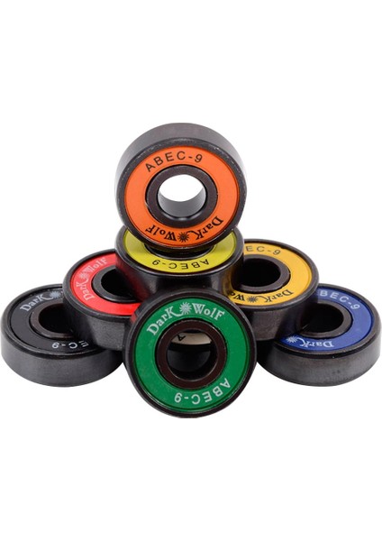 Kaykaylar Için 8 Adet 22MM Standart Rulmanlar Longboards Quad Paten Scooter (Yurt Dışından)