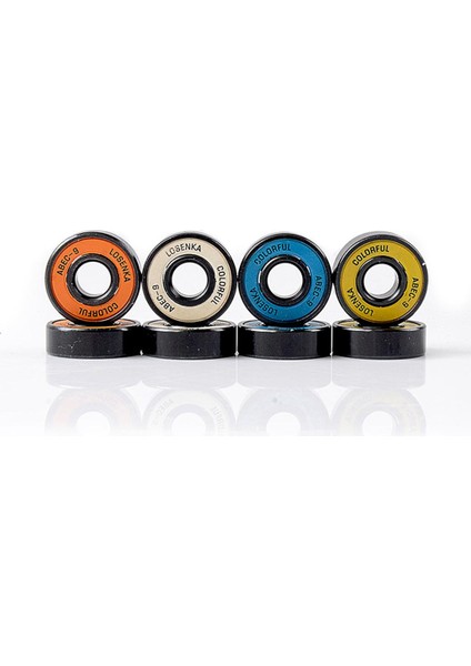 Kaykaylar Için 8 Adet 22MM Standart Rulmanlar Longboards Quad Paten Scooter (Yurt Dışından)