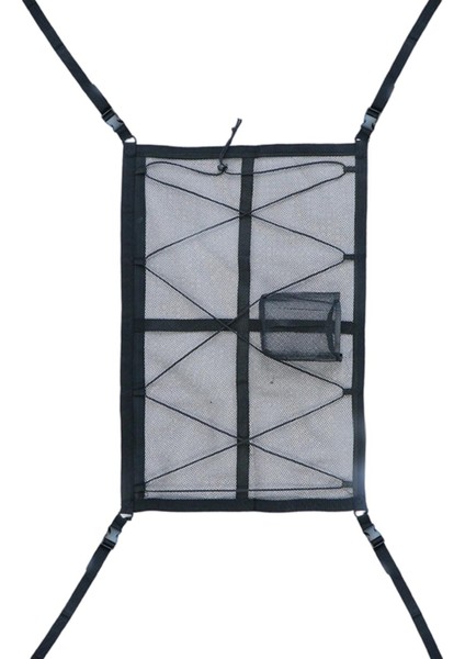 Araba Tavan Örgü Saklama Çantası Iç Suv Net Organizatör Van 78X53CM Için Ayarlanabilir (Yurt Dışından)