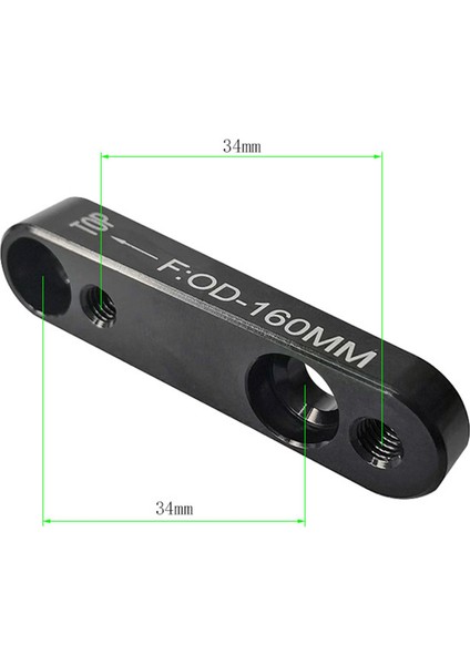 Bisiklet Disk Adaptörü 160MM Bisiklet Disk Fren Braketi Kumpas Ekipmanları Parçaları Arka (Yurt Dışından)