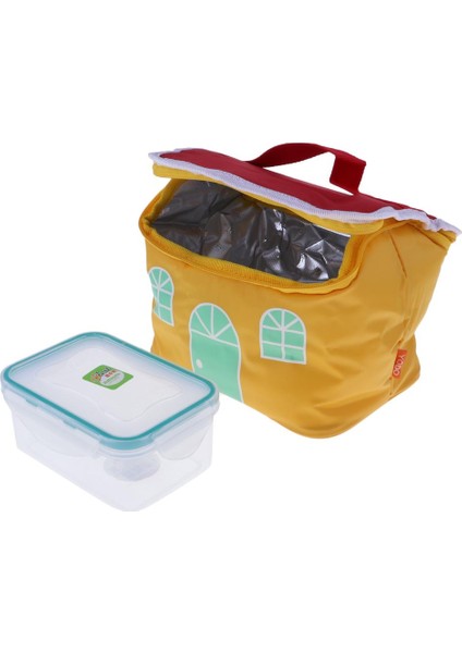 Yalıtımlı Soğutucu Saklama Çantası Taşıma Tote - Sarı (Yurt Dışından)