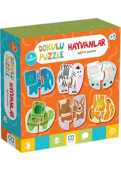 Dokulu Puzzle Hayvanlar