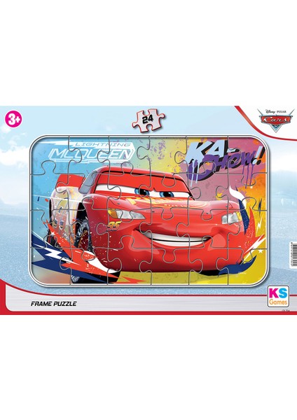 Cars 24 Parça Frame Puzzle