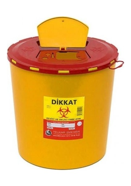 Tıbbi Atık Kovası 1.3 Litre - 10 Adet