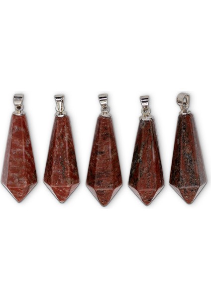 Kırmızı Jasper Taşı Kolye