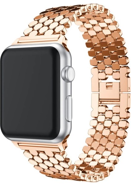 Apple Watch Uyumlu 4 5 6 7 45MM 44MM 42MM Premium Petek Tasarım Kordon