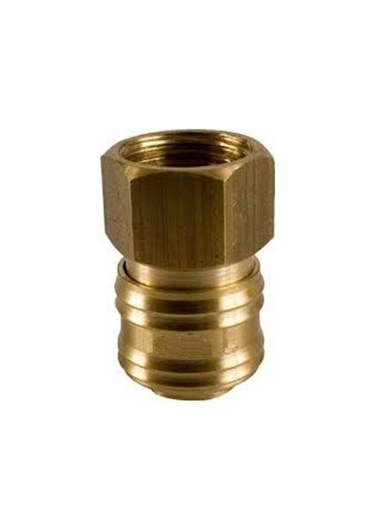 Sarı Pirinç Otomatik Rakor Dişi Gövde 1/4"
