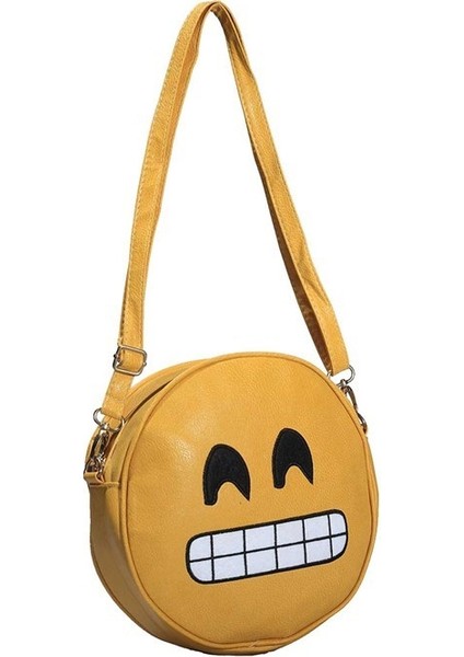Emoji Çanta Zorlama Gülen Yüz Ifadeli