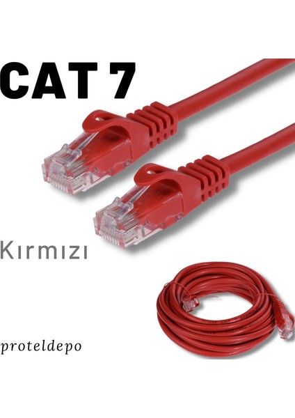 5 Adet  Cat7 Kablo Ethernet Network Internet Lan Kablosu