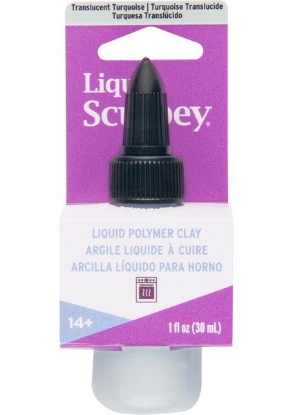 Liquid Sıvı Polimer Kil 30 Ml. Transparan Turkuaz