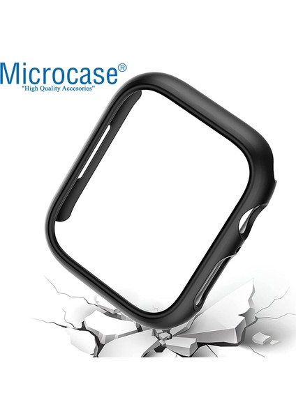 Apple Watch Uyumlu 7 45 mm Önü Açık Sert Plastik Kılıf - Bordo KN03 fiyatları