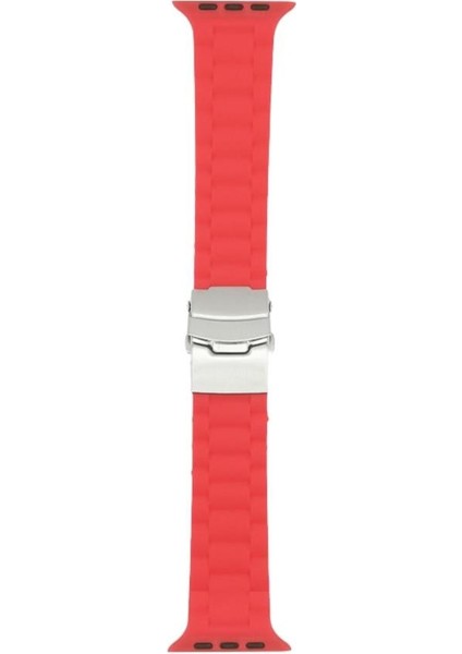 Apple Watch Uyumlu 4 5 6 7 41MM 40MM 38MM Silikon Bracelet Loop Kordon