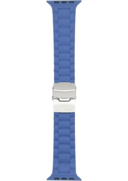 Apple Watch Uyumlu 4 5 6 7 41MM 40MM 38MM Silikon Bracelet Loop Kordon