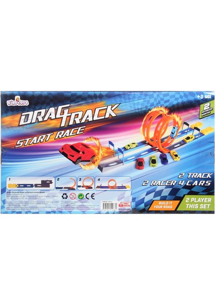 Drag Track Yarış Pisti 18 Parça