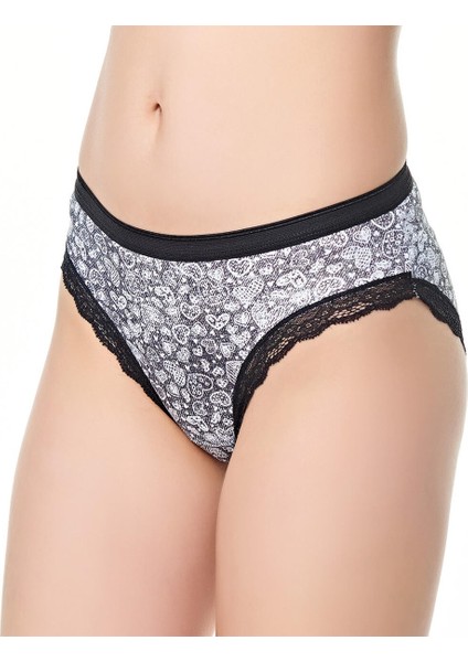 12'li Paket Tutku 0513 Demet Bayan Elastan Bikini Külot