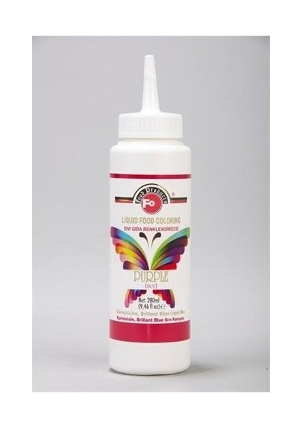 Mor Sıvı Gıda Boyası 280 ml